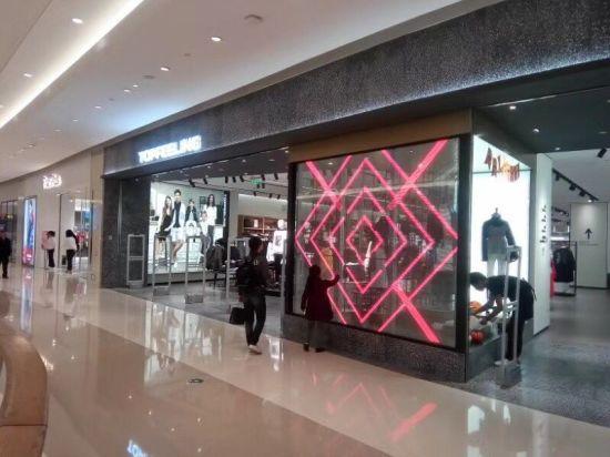 Indoor Glass 1000MMx500MM P3.91 Transparent LED Wall 10