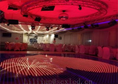China 3d Dance Floor LED Display , 6000cd Interactive LED Floor Screen for sale