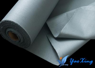 China Abrasion Resistance PU Coated Fabric Flame Retardant For Industrial Gray Colour for sale