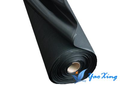 China Industrial Fluorine Coated Fabric With Acid And Alkali Resistance Black Color for sale
