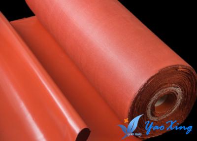 China tela de la fibra de vidrio del silicón de 1.5m m con bueno envejeciendo resistencia e incombustible en venta