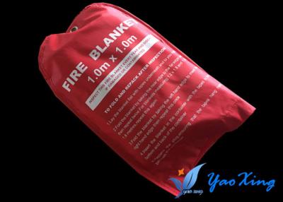 China School Safe Silicone Coated Fire Blanket In The Workplace 0.43MM Thickness for sale