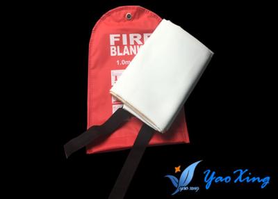China Aging Resistance Household Kitchen Fire Blanket With Silicone Coating for sale