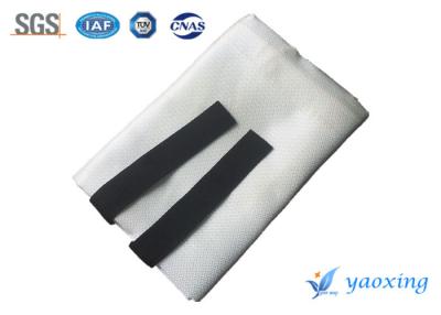China Fiberglass Silicone Coated Fire Blanket Safety Protection en venta