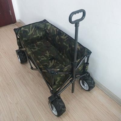 China Multipurpose OEM Outdoor Camping Cart 600D Shopping Folding Trolley Carts for sale