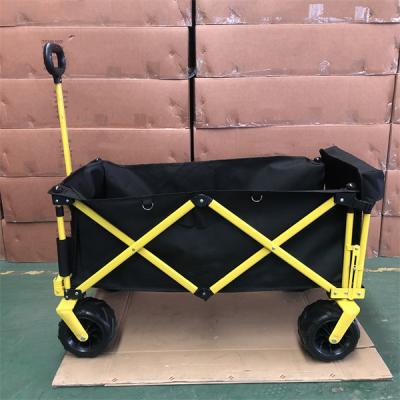 China Easy Storage Foldable Wagon Cart Folding Camp Wagon With Extension Outdoor for sale