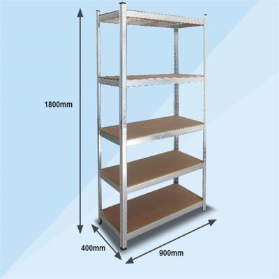 China Galvanized Boltless Storage Rack Industry Heavy Duty Steel Shelving for sale