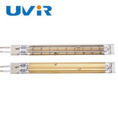 China 3500W Infrared Heating Element Tube Gold Short Wave For Dry Equipment for sale