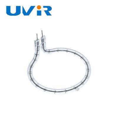 China Quartz tube Ring Infrared Lamps , 240V 1000W Halogen Heater Rod for sale