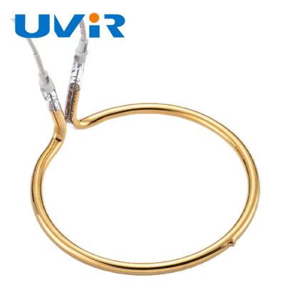 China Lâmpada de infravermelho circular para aquecimento preciso, Lâmpadas de infravermelho de anel personalizáveis à venda