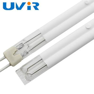 China White Quartz Twin Tube Infrared Lamps With 500mm Heat Efficiency for sale