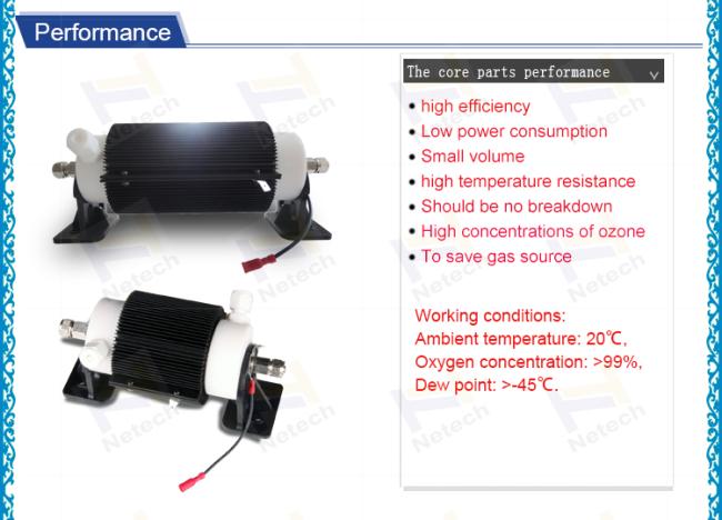 Low working voltage 15g ozone generator ceramic ozone tube for ozonator air purifier