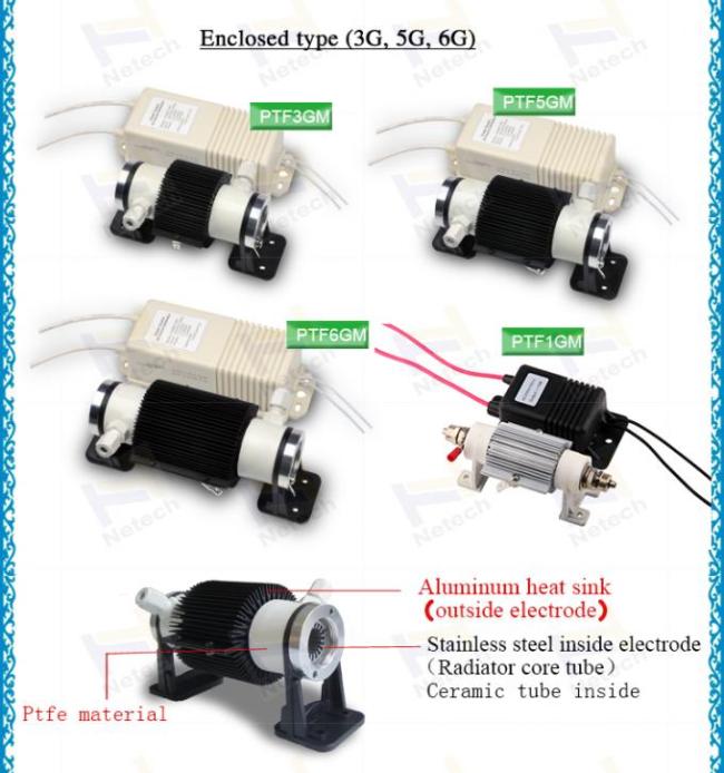 1G 5G 7G Ozone Generator Parts Ceramic Ozone Tube for Air Purifier Machine