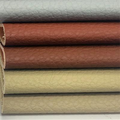 China Litchi Sofa Microfiber Leather Eco Friendly Upholstery Leather Fabric for sale