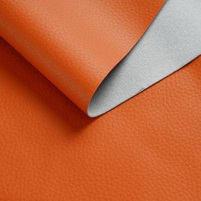 China Versatile Furniture Silicone Leather Fabric Solvent Free Semi PU Leather for sale