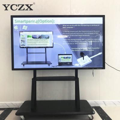 China 50 Inch Anti Glare IR Interactive Whiteboard , 2K FHD Interactive Touch Monitor for sale