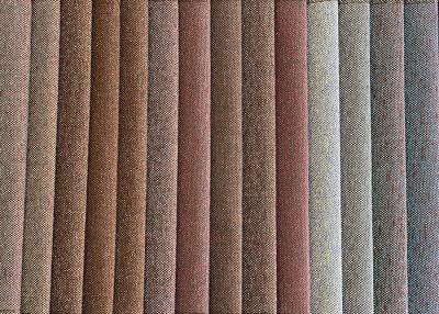 China lino 100% del poliéster como tela HILADO-TEÑIDA tela teñida llana de la cubierta del sofá de la tela en venta