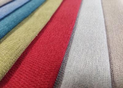 China Dyed 100 Polyester Woven Fabric Solid Color Coarse Linen Slub Fabric for sale