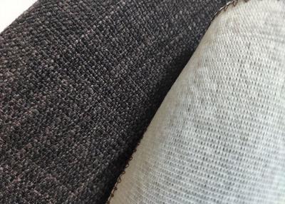 Chine Mélange imperméable de Gray Linen Upholstery Fabric Polyester à vendre