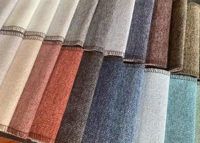 Chine Chenille mou Sofa Fabric Long Pile Woven BS5852 de jacquard ignifuge à vendre