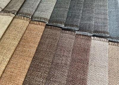 China Estilo llano de lino 100% de Sofa Fabric 347gsm del poliéster del sofá en venta