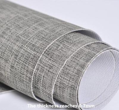 China Falsa tela de lino de la prenda impermeable sintética para la cubierta de Sofa Car Cushion And Seat en venta
