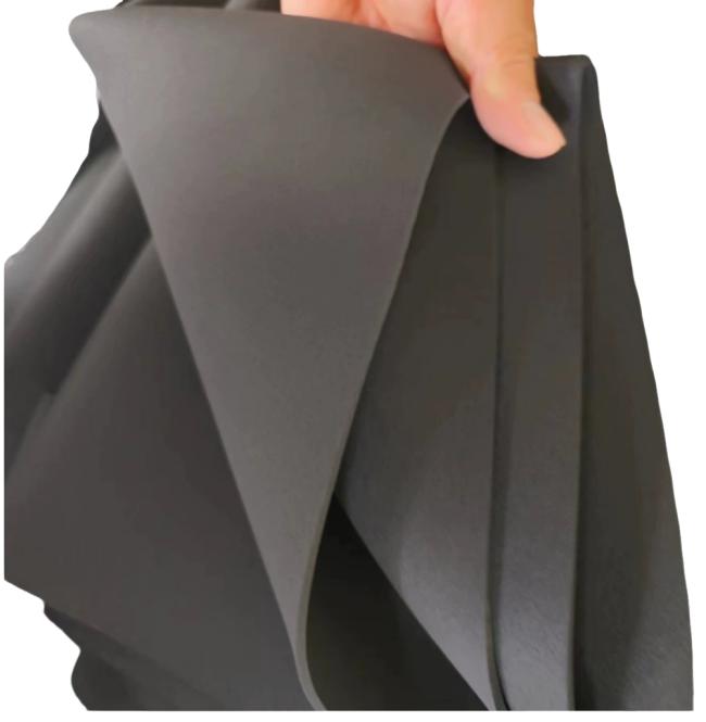 Close-up view of EPDM Foam Rubber Sheet material structure