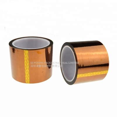 China 50 Micron ESD Kapton Tape , Heat Resistant Silicone Tape for sale