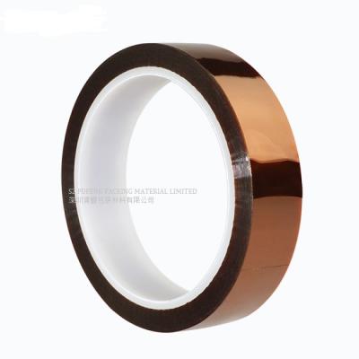 China Kapton Polyimide Film Heat Resistance Tape High Temperature Silicone Adhesive Tape for sale