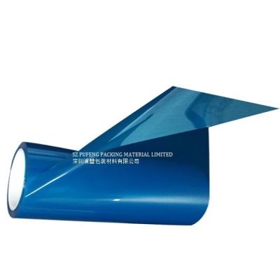China Weather Resistance Blue 0.05mm PET Protective Film For Mobile Phone Screen for sale