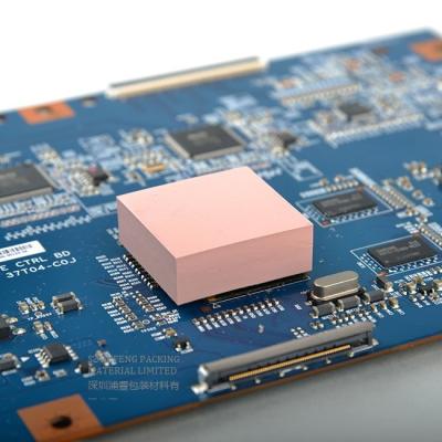 中国 1.0 W/M.K Silicone Conductive Thermal Pad For LED CPU IC​ 販売のため