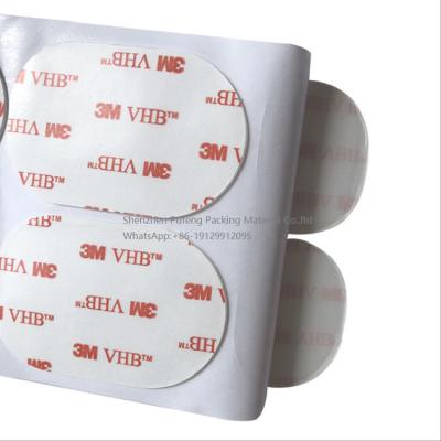 China Acrílico troquelado 3M VHB cinta planificador adhesivo hojas adhesivas 2,0mm en venta