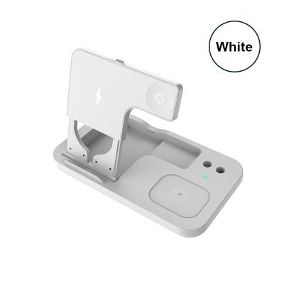 China Magnetic Qi 10W Custom Wireless Charger Stand Multi Function 3 In 1 for sale