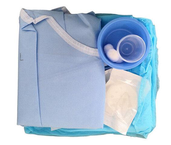 ophthalmic drape pack for eye procedure