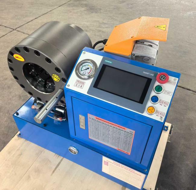 Control panel interface of P38 Hose Crimping Machine