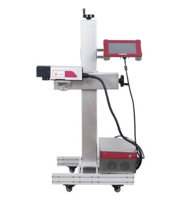 China impressora em linha da data da máquina de gravura do laser do metal do QR Code da máquina da marcação do laser da fibra 20W para a máquina de empacotamento à venda