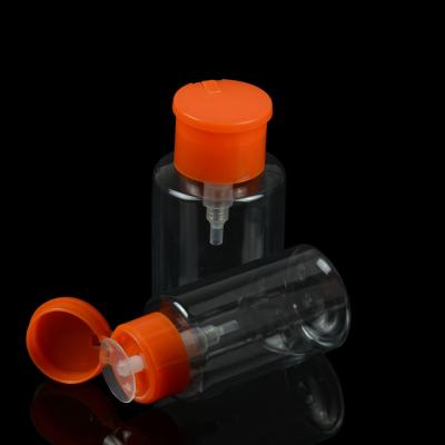 Chine bouteille cosmétique de solvant de vernis à ongles de bouteille d'ANIMAL FAMILIER de 3.3oz 100ml avec la pompe polonaise de solvant à vendre