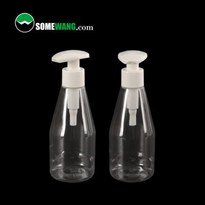 China 200ml PET Plastic Shampoo Hair Hand Body Wash Pump Bottle Customized Color for sale