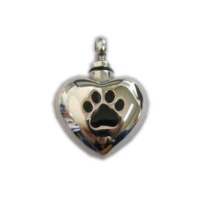 China Heart Shape Pet Urns Size 20 * 22mm Stainless Steel Polished Surface For Necklace for sale