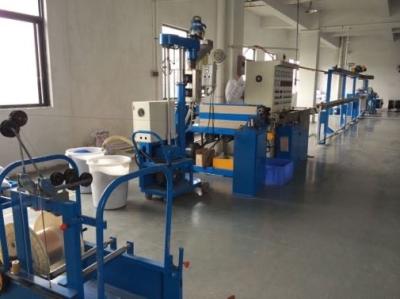 China Electronic 1.5 2.5 Cable Extruder Machine For Cable Wire Manufacturing for sale