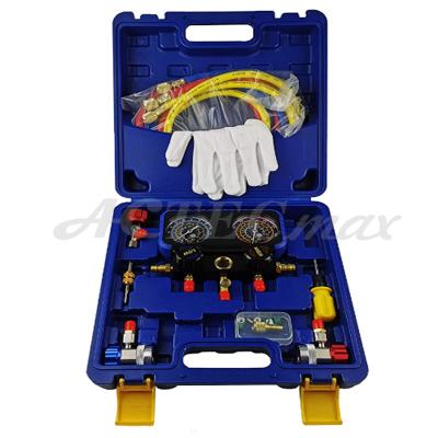 China China Factory Wholesale R134A/R12/R22/R502 auto air conditioner digital manifold gauge for sale