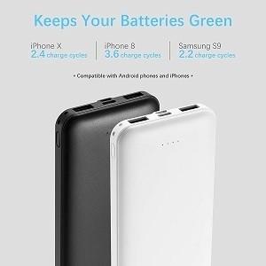 China Odm 2.4A portable External Battery Charger Phone Power Bank For Samsung Galaxy for sale