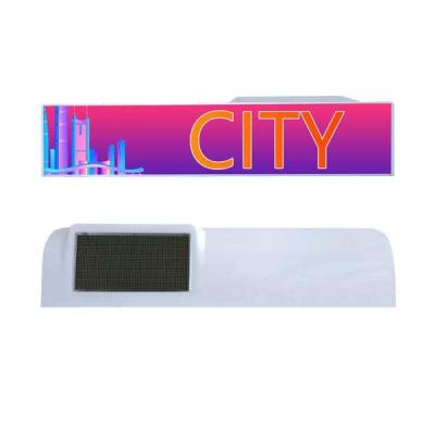 China P2.5 4G WIFI Single Sided Taxi Top LED Screen Sign 40W for sale