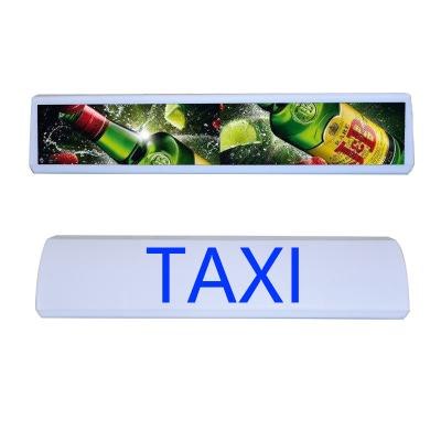 China Blank P7 LED Taxi Cab Roof Sign Custom Car Topper Signs 20W for sale