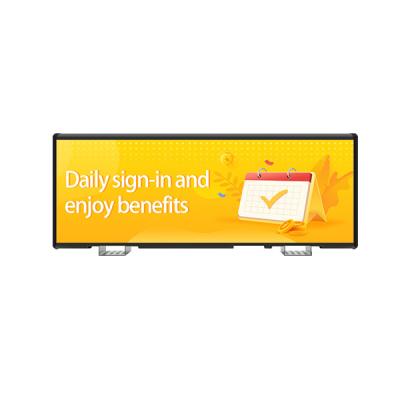 China P5 Remote Control Taxi Top LED Display Taxi Screen Advertising 3G/4G 960*320mm for sale