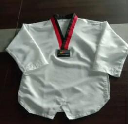 Martial arts wear taekwondo dobok wtf uniform white kids adults dobok suit