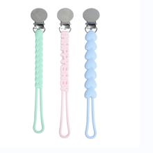 China OEM ODM Silicone Pacifier Clip Silicone Beads For Dummy Clips for sale