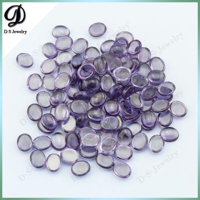 China Perfect cutting synthetic alexandrite color change corundum gems for sale