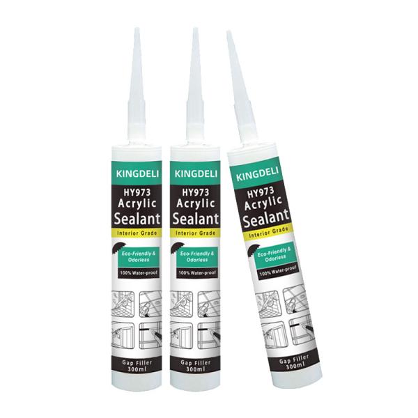 Quality Grey Black White Paintable Exterior Caulk Silicone Glue Bulk 280ml 300ml for sale