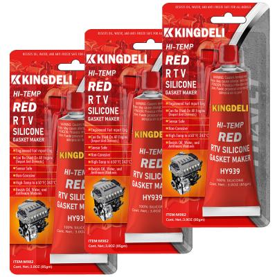 China Paintable Waterproof Gasket RTV Sealant Red 85g ODM for sale